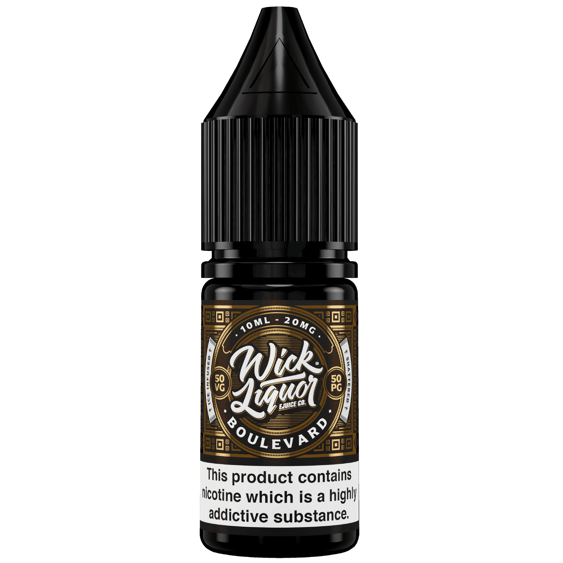 BOULEVARD SHATTERED 10ML NIC SALT BY WICK LIQUOR - 10MG | 20MG - Vapeslough