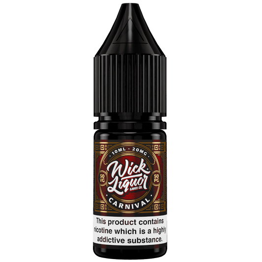 CARNIVAL 10ML NIC SALT BY WICK LIQUOR - 10MG | 20MG - Vapeslough