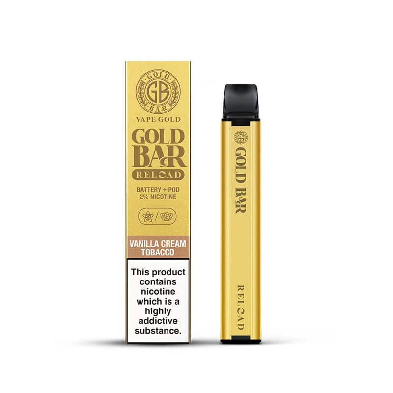 VANILLA CREAM TOBACCO - GOLD BAR RELOAD KIT BY GOLD BAR