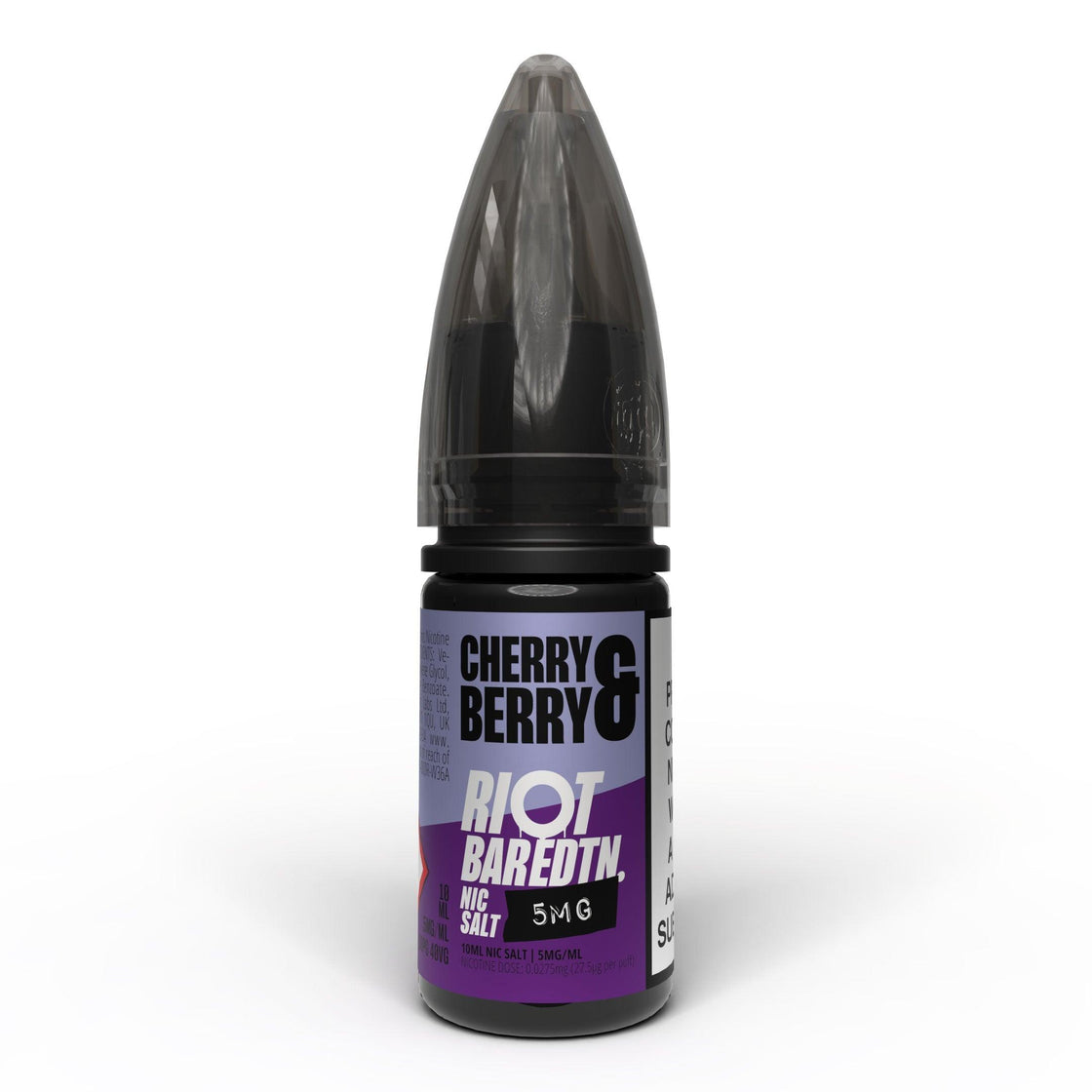 CHERRY BERRY - BAR EDTN - 10ML NIC SALT E-LIQUID - 5MG | 10MG | 20MG BY RIOT SQUAD - Vapeslough