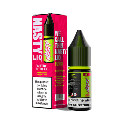 CHERRY BERRY ICE 10ML E LIQUID NICOTINE SALT BY NASTY LIQ