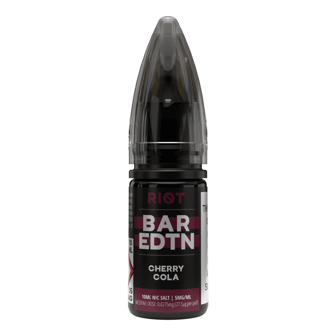 CHERRY COLA - BAR EDTN - 10ML NIC SALT E-LIQUID - 5MG | 10MG | 20MG BY RIOT SQUAD - Vapeslough