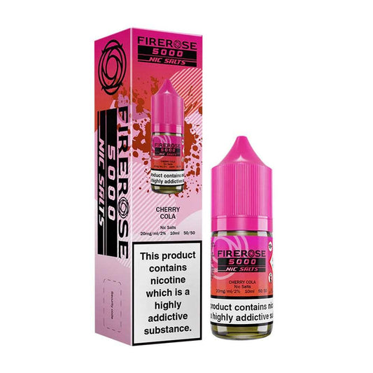 CHERRY COLA - FIREROSE 5000 - 10ML NIC SALT BY ELUX LEGEND 10MG(1%) | 20MG(2%) - Vapeslough