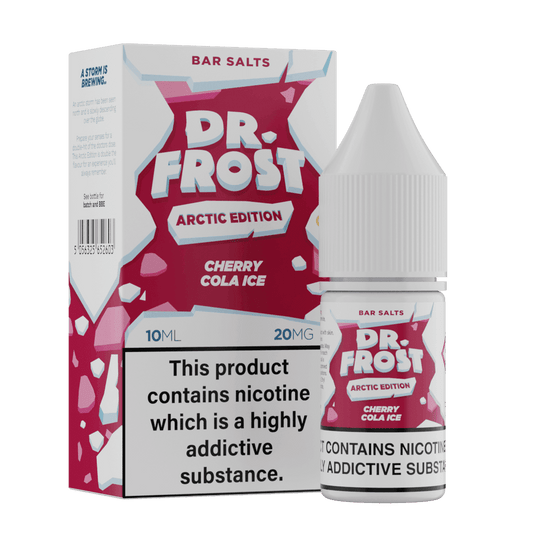 CHERRY COLA ICE 10ML NIC SALT BY DR FROST - ARCTIC EDITION - Vapeslough