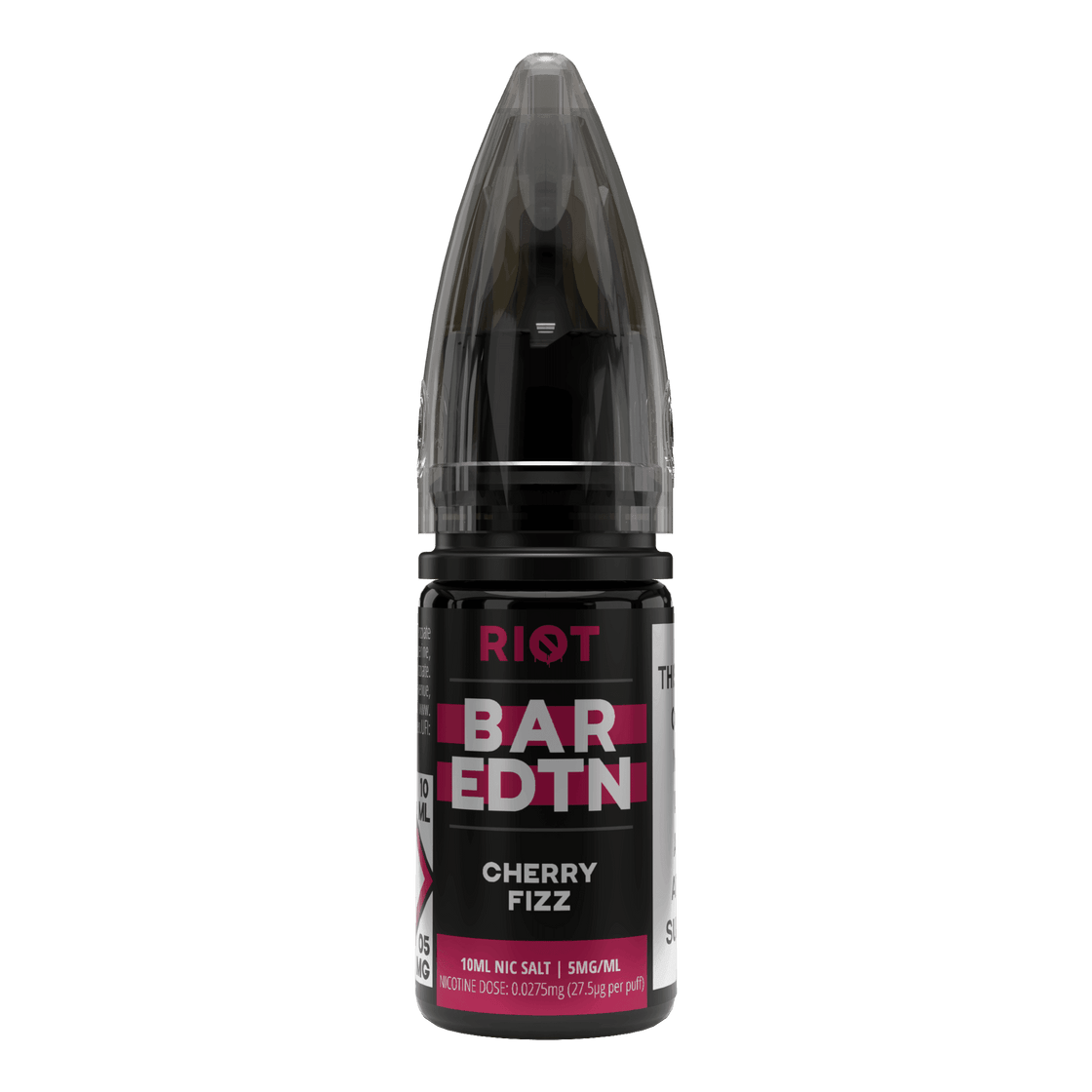 CHERRY FIZZ - BAR EDTN - 10ML NIC SALT E-LIQUID - 5MG | 10MG | 20MG BY RIOT SQUAD - Vapeslough