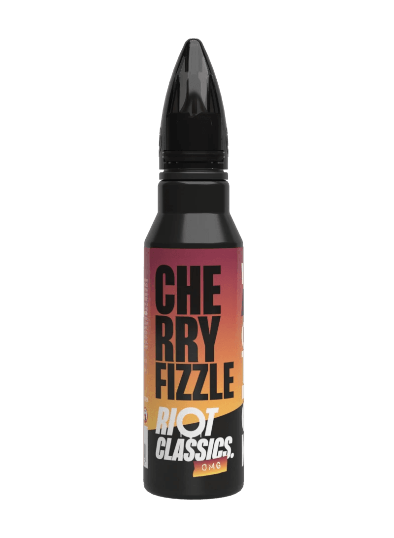 CHERRY FIZZLE - CLASSICS 50ML SHORT FILL E-LIQUID BY RIOT SQUAD - Vapeslough