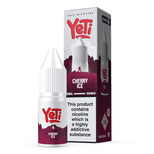 CHERRY ICE 10ML NIC SALT E-LIQUID BY YETI SUMMIT - 10MG | 20MG - Vapeslough