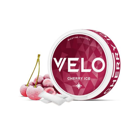 CHERRY ICE NICOTINE POUCHES BY VELO - Vapeslough