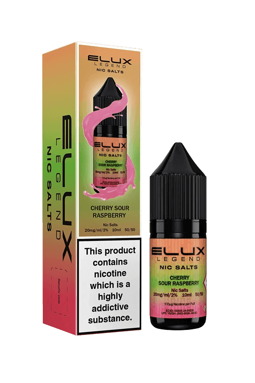 CHERRY SOUR RASPBERRY 10ML NIC SALT BY ELUX LEGEND 10MG(1%) | 20MG(2%) - Vapeslough