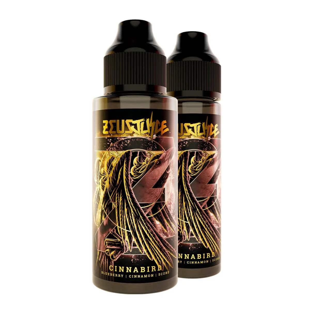 CINNABIRD 50 | 100ML SHORT FILL E-LIQUID BY ZEUS JUICE - Vapeslough