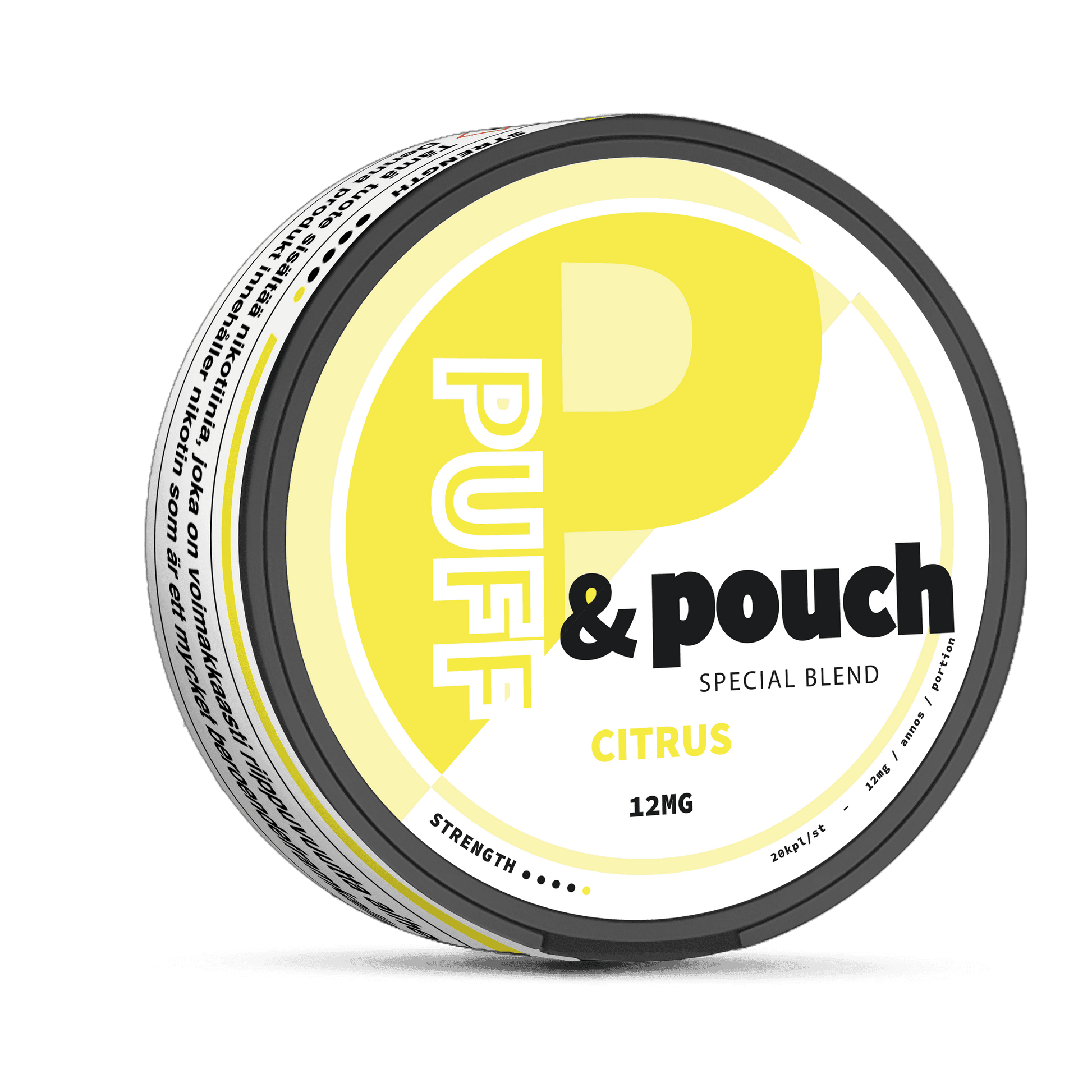 CITRUS 12MG - PUFF&POUCH NICOTINE POUCHES - Vapeslough