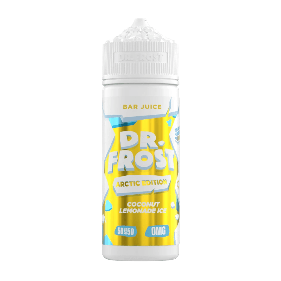 COCONUT LEMONADE ICE 100ML SHORT FILL E-LIQUID BY DR FROST ARCTIC EDITION - Vapeslough