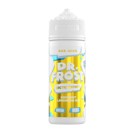COCONUT LEMONADE ICE 100ML SHORT FILL E-LIQUID BY DR FROST ARCTIC EDITION - Vapeslough