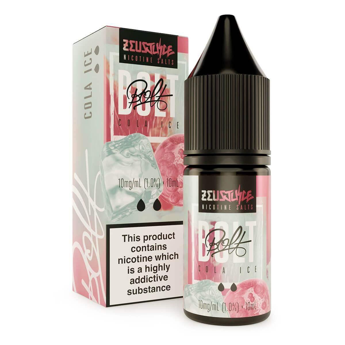 COLA ICE 10ML NIC SALT BY BOLT - ZEUS JUICE - Vapeslough