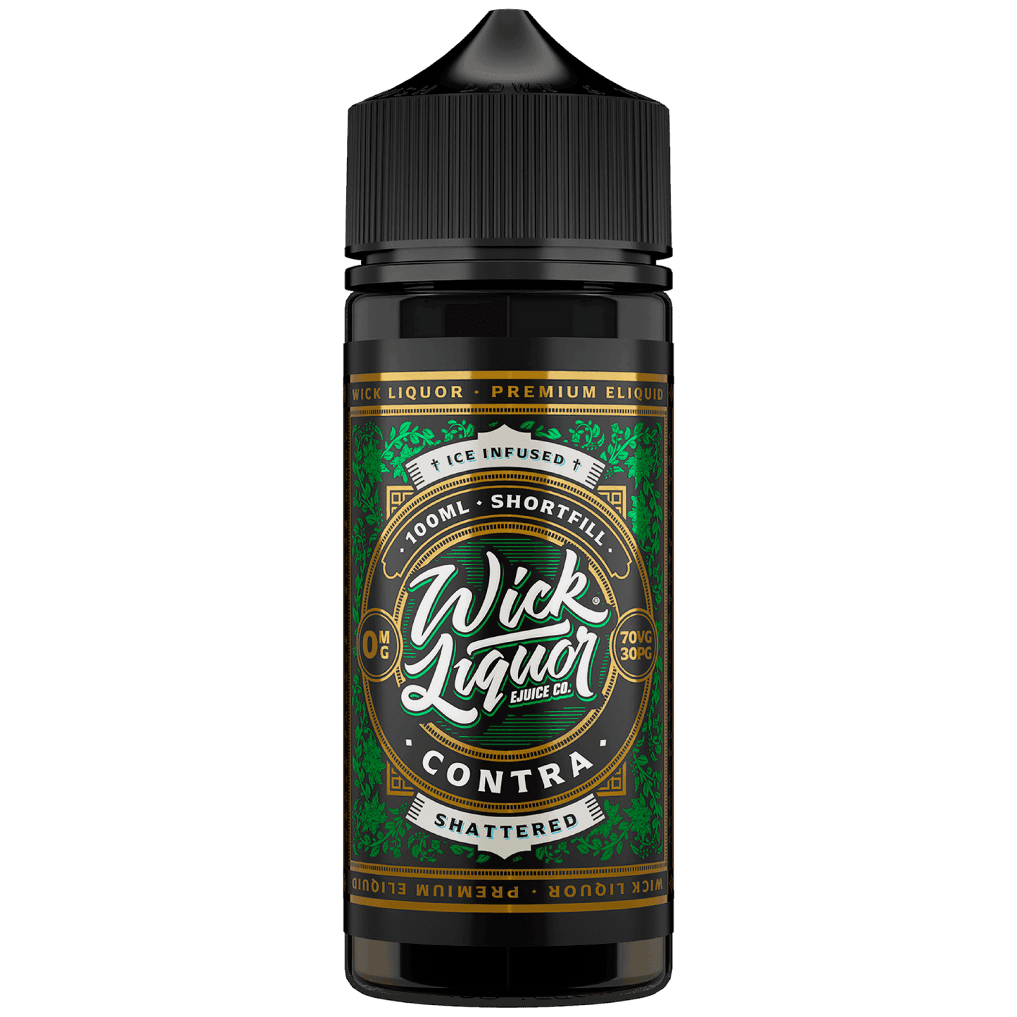 CONTRA SHATTERED 100ML SHORT FILL BY WICK LIQUOR - Vapeslough