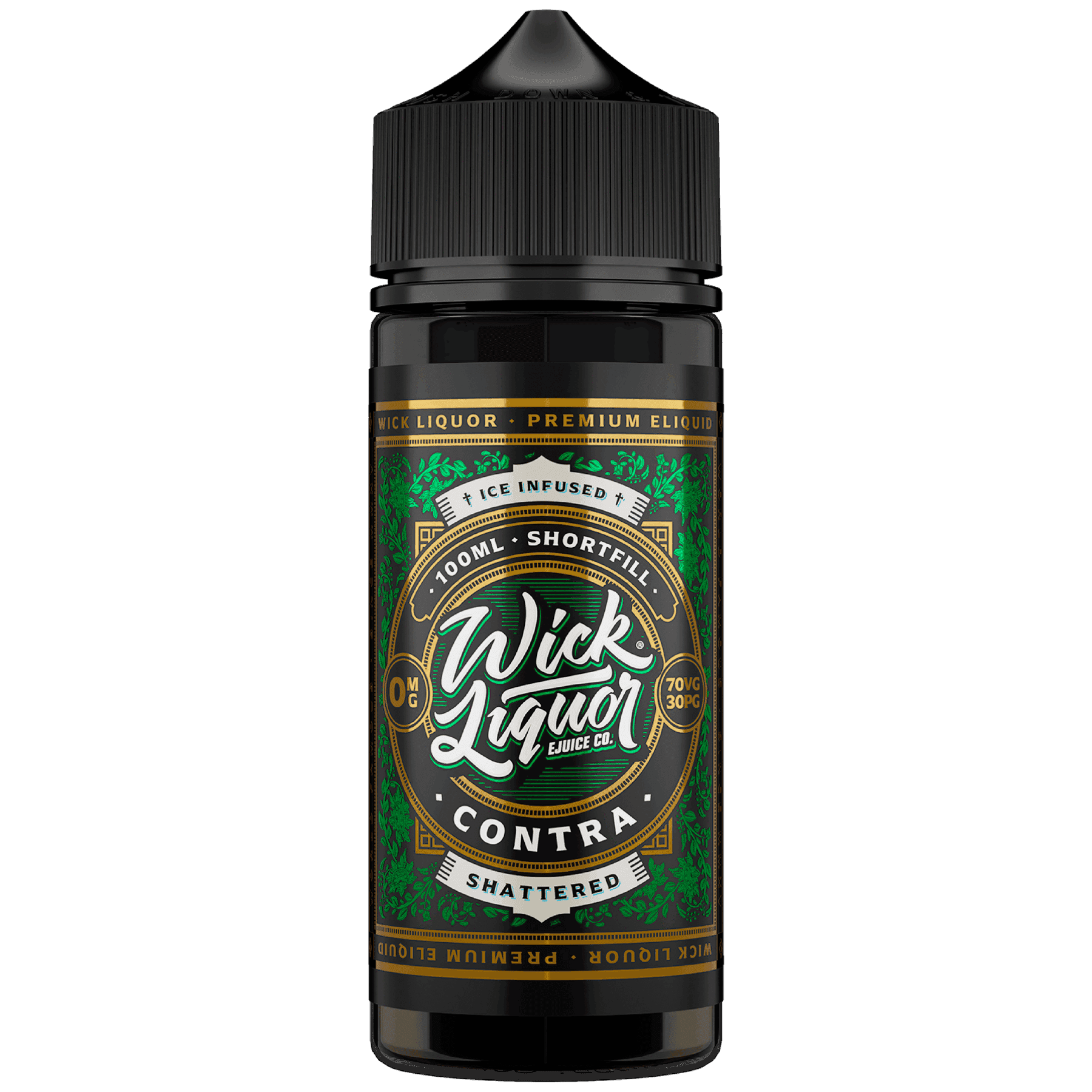 CONTRA SHATTERED 100ML SHORT FILL BY WICK LIQUOR - Vapeslough