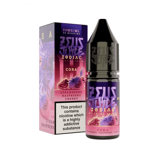 CORA 10ML E LIQUID NICOTINE SALT BY ZEUS JUICE - Vapeslough