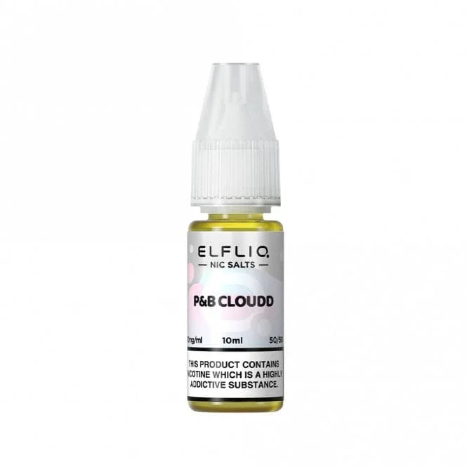 COTTON CANDY ICE  P&B CLOUD 10ML E LIQUID NICOTINE SALT BY ELFLIQ - ELFBAR (99p) - VapeSlough