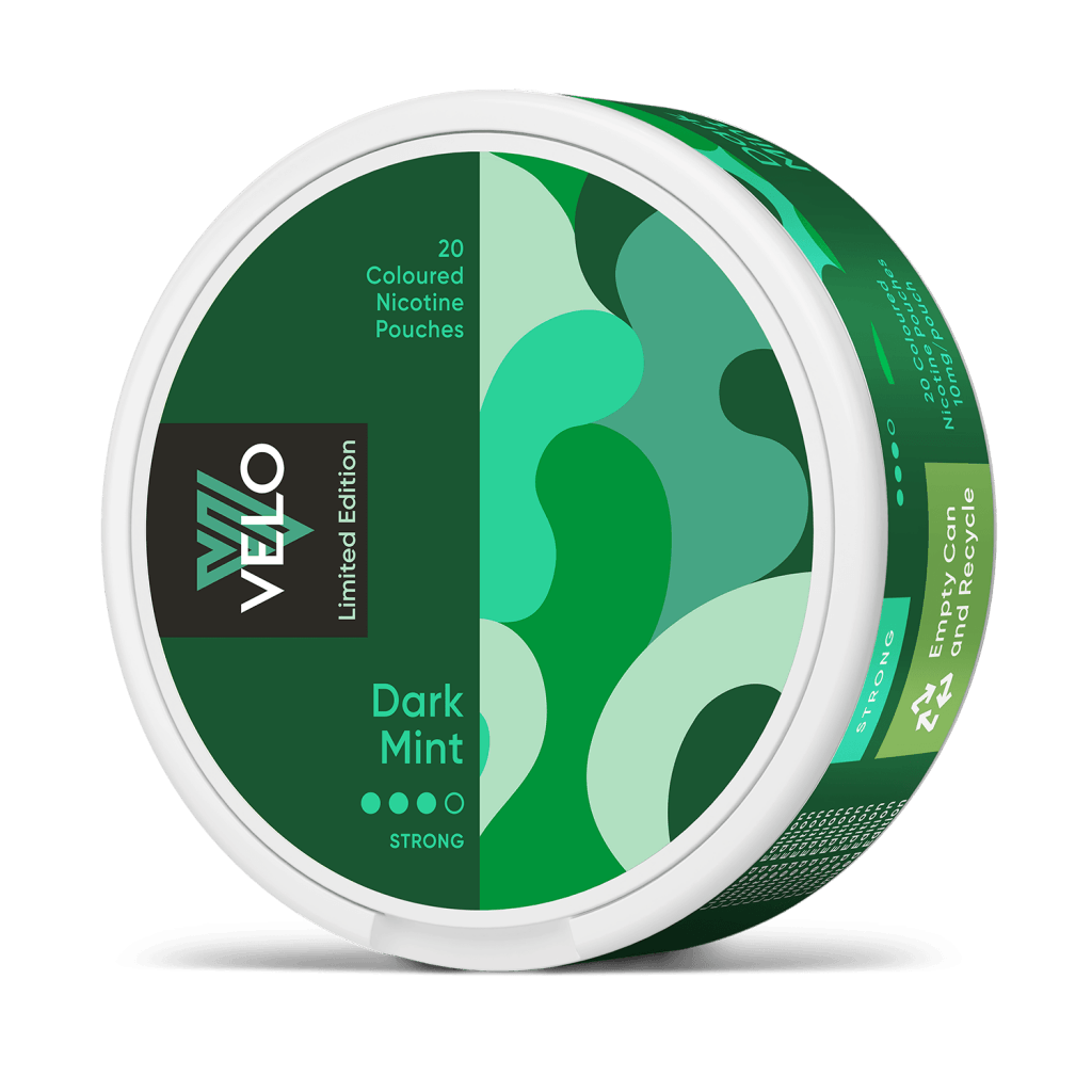 DARK MINT NICOTINE POUCHES BY VELO - Vapeslough