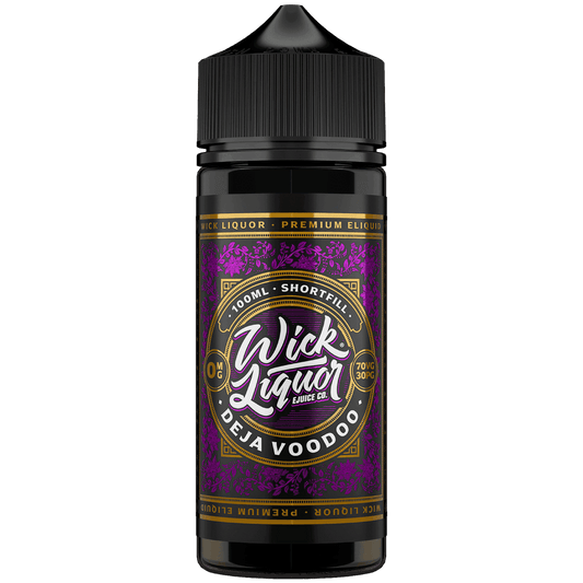 DÉJÀ VOODOO 100ML SHORT FILL BY WICK LIQUOR - Vapeslough