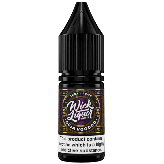 DEJA VOODOO 10ML NIC SALT BY WICK LIQUOR - 10MG | 20MG - Vapeslough
