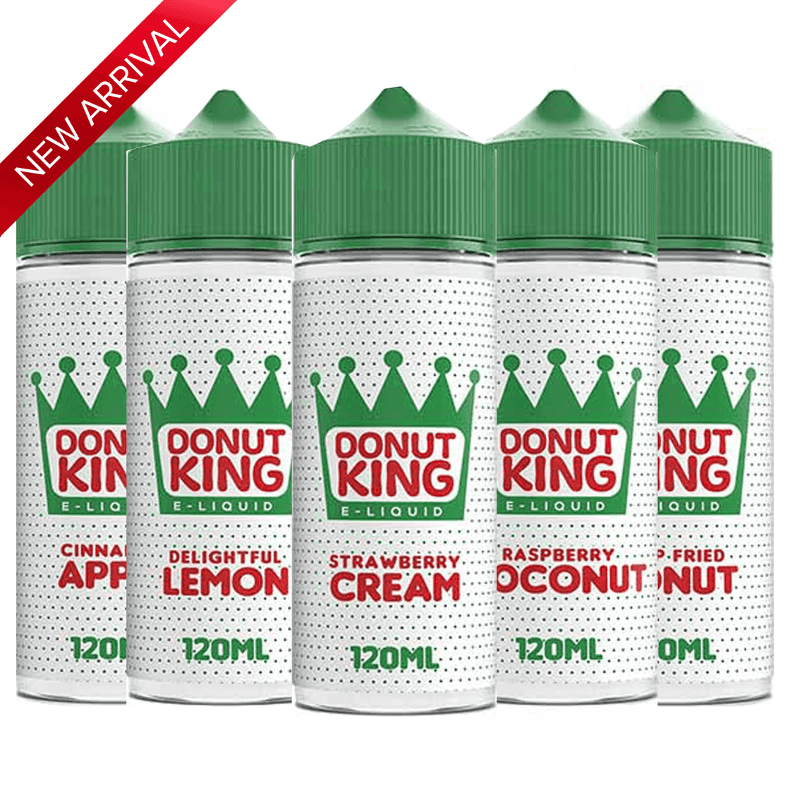 DONUT KING 100ML SHORT FILLS E-LIQUID - Vapeslough