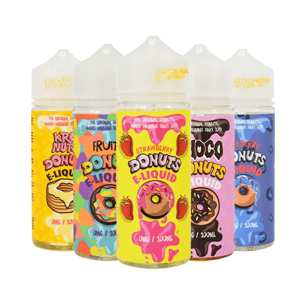 DONUTS 100ML SHORTFILLS BY MARINA VAPES - Vapeslough