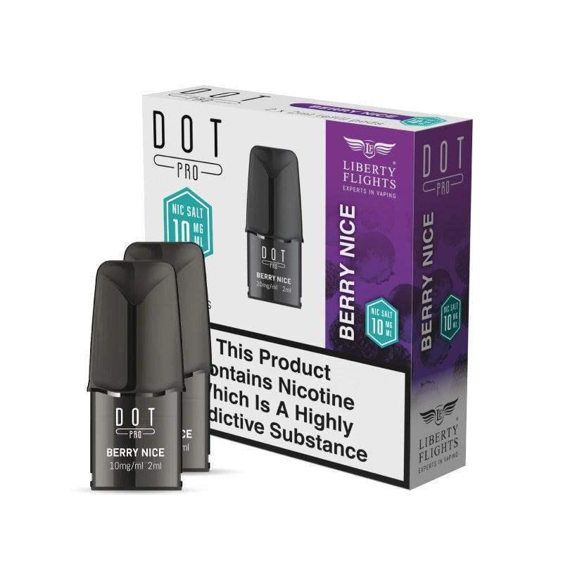 DOT PRO REFILL PODS - BERRY NICE - 10MG|20MG - LIBERTY FLIGHTS - Vapeslough