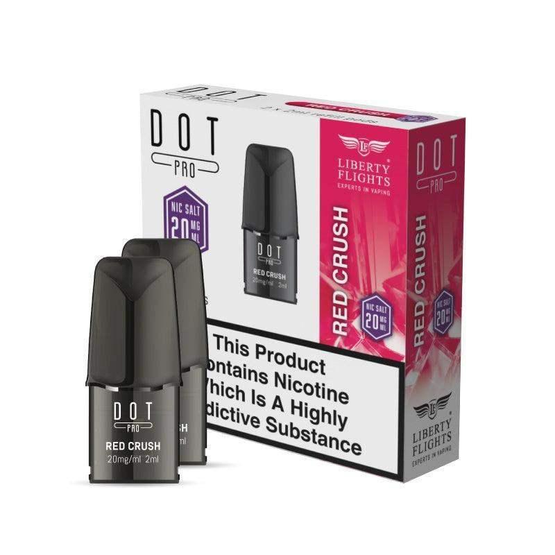 DOT PRO REFILL PODS - RED CRUSH - 20MG - LIBERTY FLIGHTS - Vapeslough