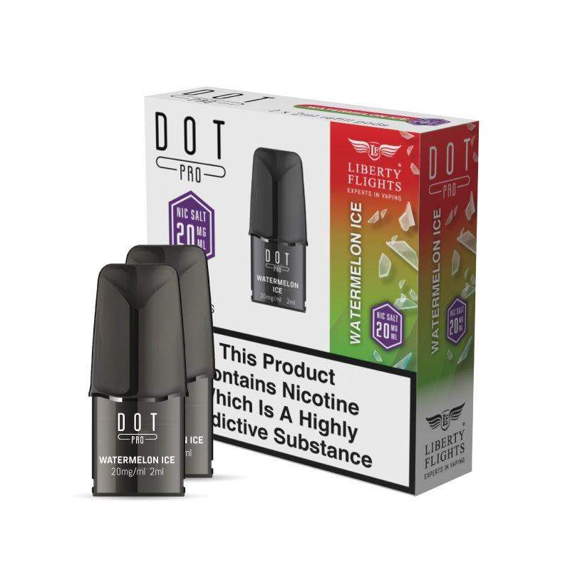 DOT PRO REFILL PODS - WATERMELON ICE - 20MG - LIBERTY FLIGHTS - Vapeslough