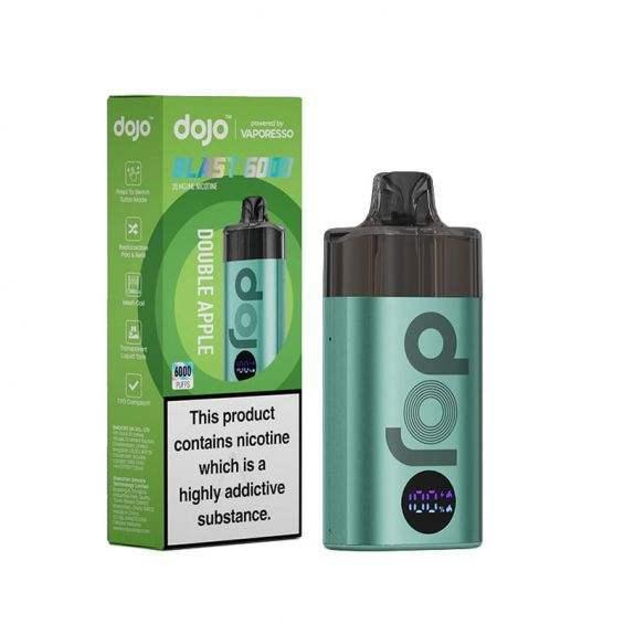 DOUBLE APPLE - VAPORESSO DOJO BLAST 6000 PRE-FILLED VAPE KIT - Vapeslough