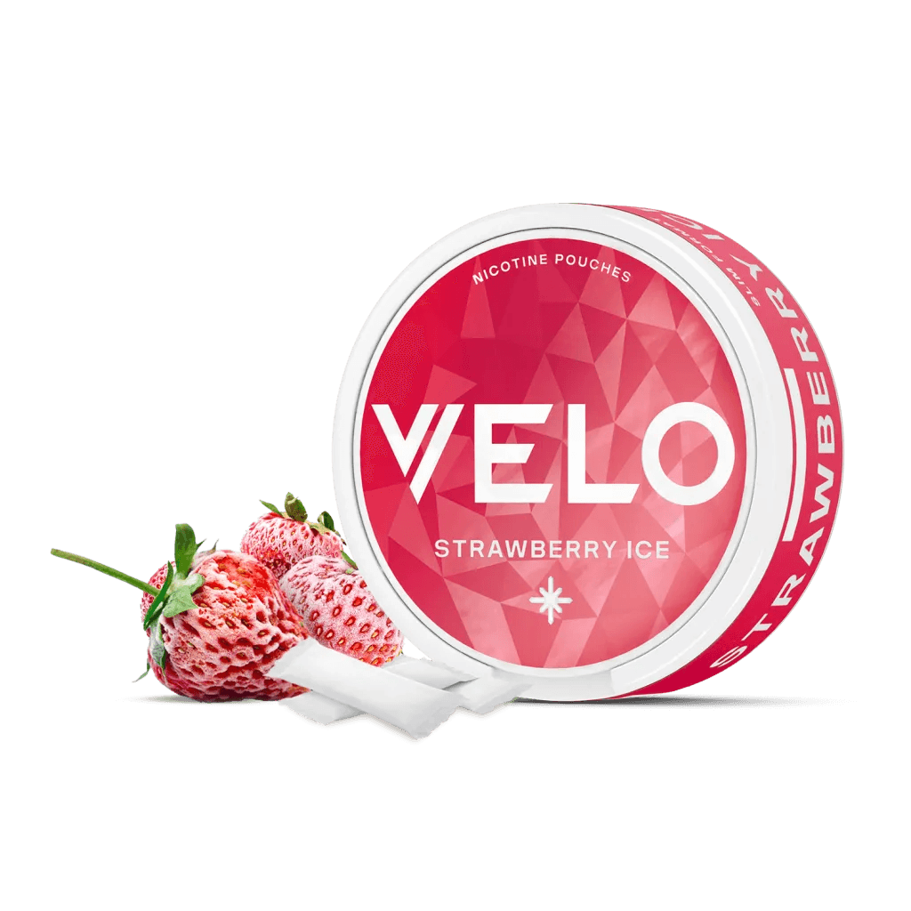 STRAWBERRY ICE NICOTINE POUCHES BY VELO