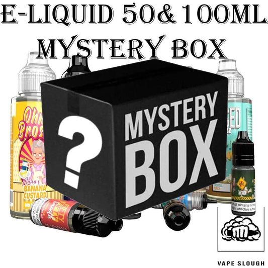 E-Liquid Mystery Box 50 & 100ML Shortfills - Vapeslough