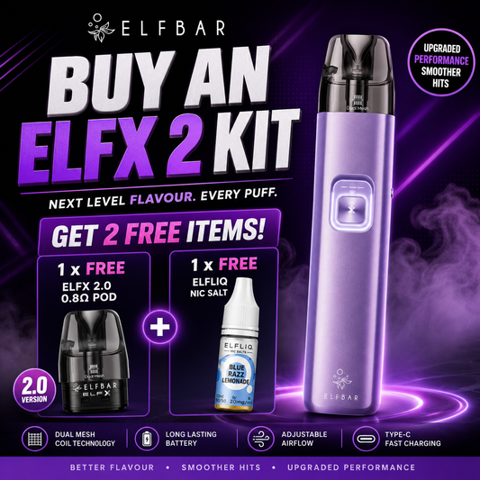 ELFBAR ELFX 2.0 Vape Pod Kit Bundle