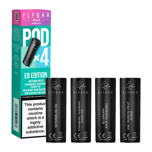 EB EDITION ELFBAR 4IN1 PODS - Vapeslough