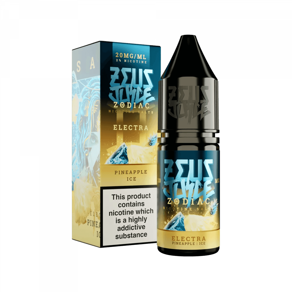 ELECTRA 10ML E LIQUID NICOTINE SALT BY ZEUS JUICE - Vapeslough