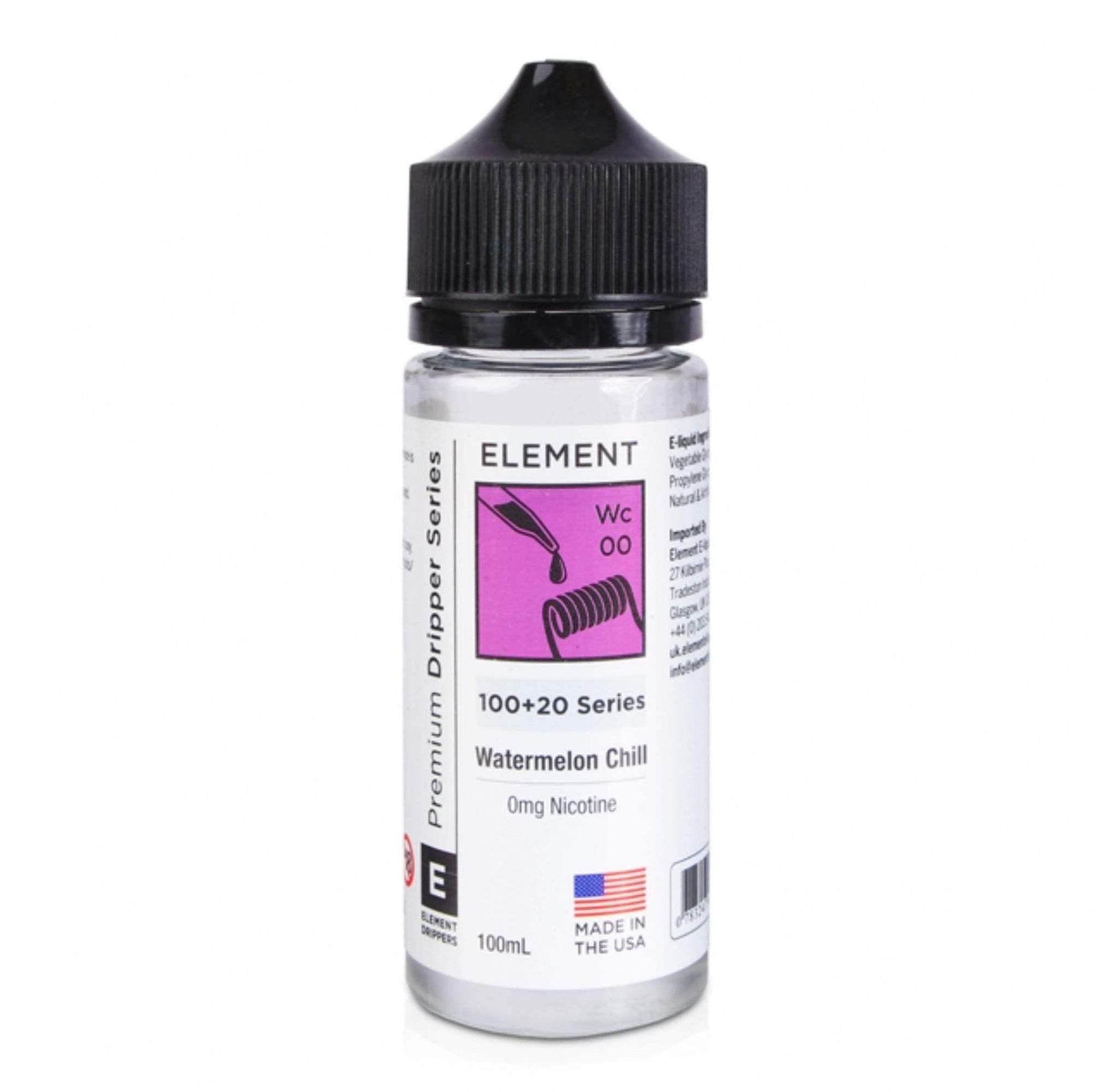 ELEMENT E-LIQUID 100ML SHORT FILL - Vapeslough
