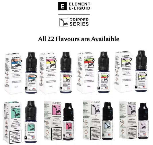 ELEMENT E-LIQUID 10ML - 3MG - Vapeslough
