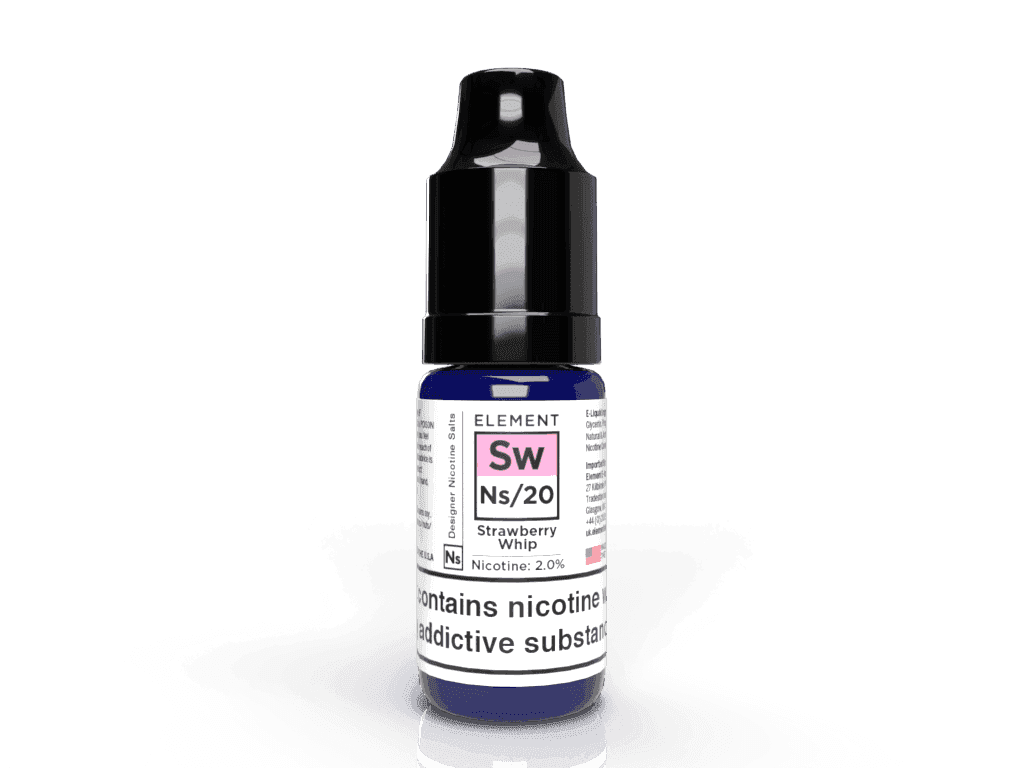 ELEMENT E-LIQUID 10ML NIC SALT - 5MG|10MG|20MG - 3 X £10.00 - Vapeslough