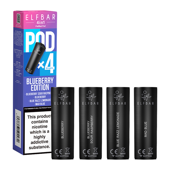 BLUEBERRY EDITION ELFBAR 4IN1 PODS