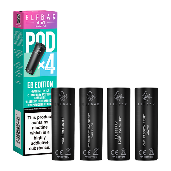 EB EDITION ELFBAR 4IN1 PODS