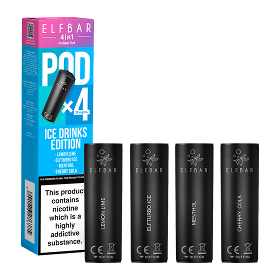 ICE DRINKS EDITION ELFBAR 4IN1 PODS