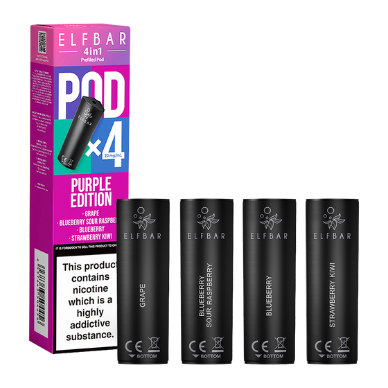 PURPLE EDITION ELFBAR 4IN1 PODS