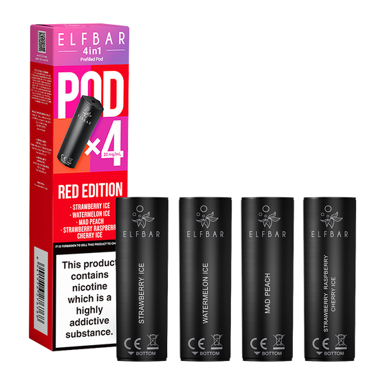 RED EDITION ELFBAR 4IN1 PODS