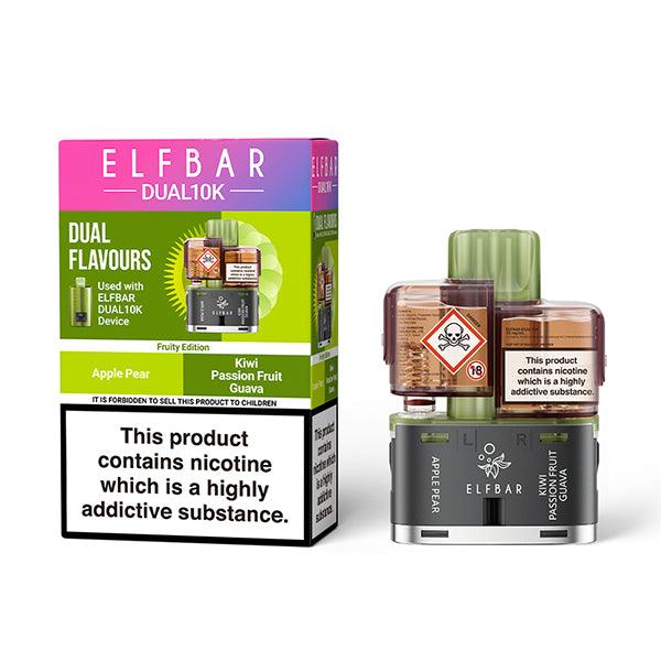 Elf Bar Dual 10k Fruity Edition Refill Pack - Vapeslough