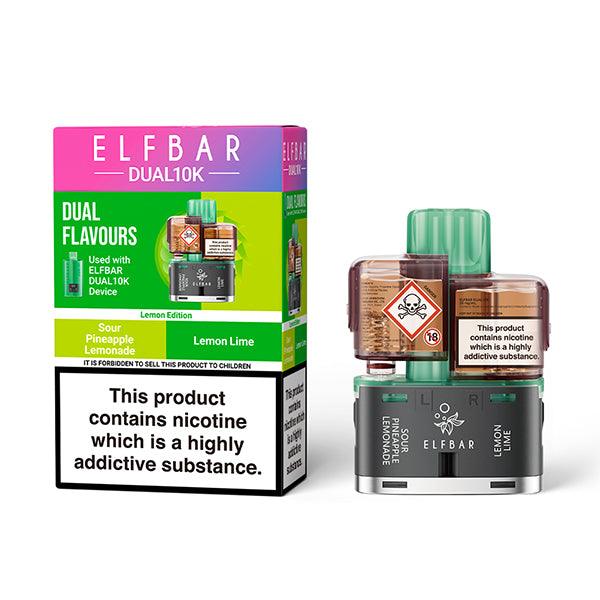 Elf Bar Dual 10k Lemon Edition Refill Pack - Vapeslough
