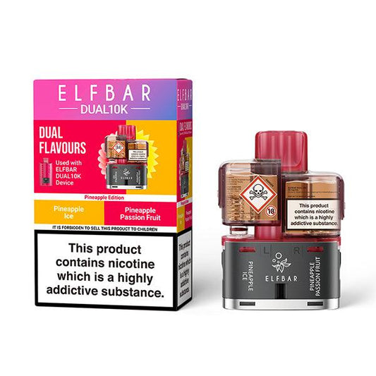 Elf Bar Dual 10k Pineapple Edition Refill Pack - Vapeslough