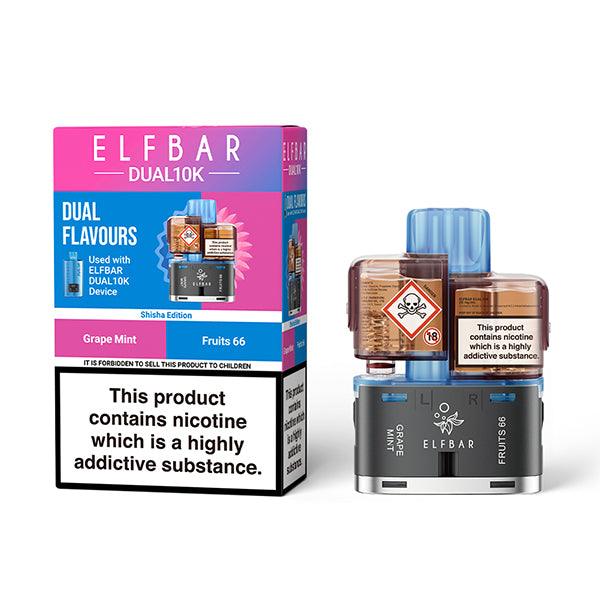 Elf Bar Dual 10k Shisha Edition Refill Pack - Vapeslough