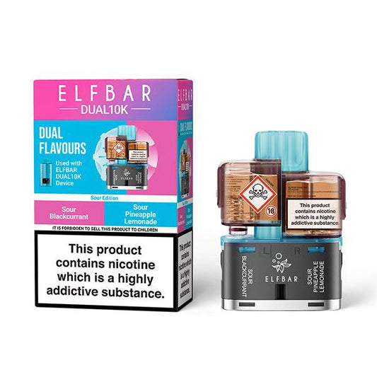 Elf Bar Dual 10k Sour Edition Refill Pack - Vapeslough