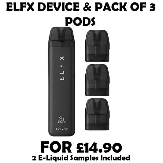 ELF BAR ELFX VAPE KIT BUNDLE - Vapeslough